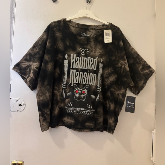 ✨Her Universe Disney The Haunted Mansion Gargoyle Girls Crop Sz Small T-Shirt✨ - Picture 9 of 12